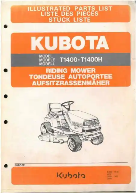 kubota rc40lt parts diagram