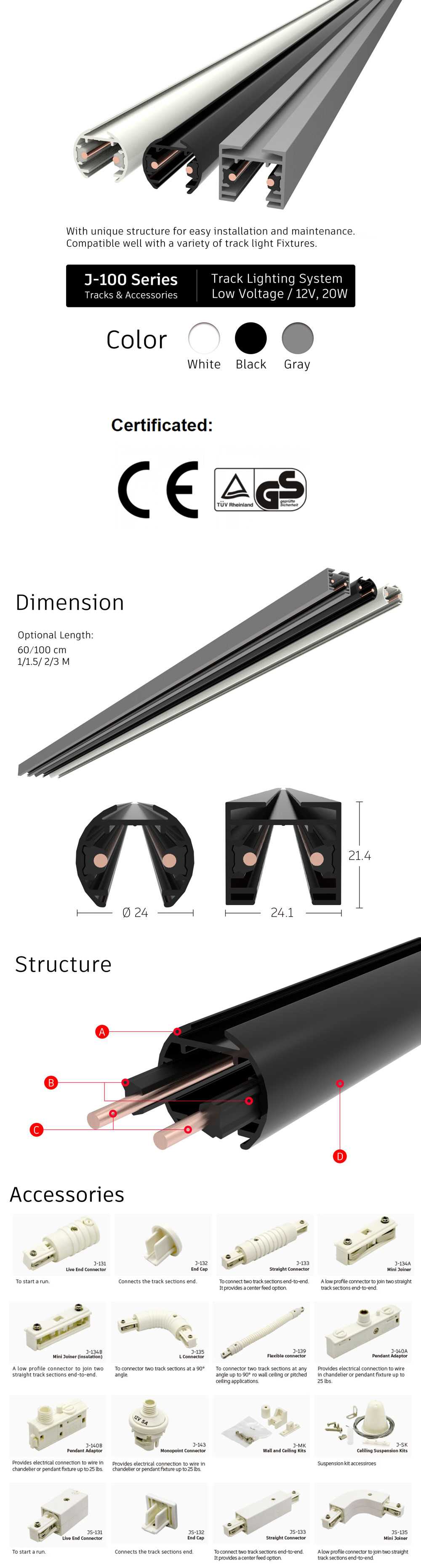 track lighting parts diagram