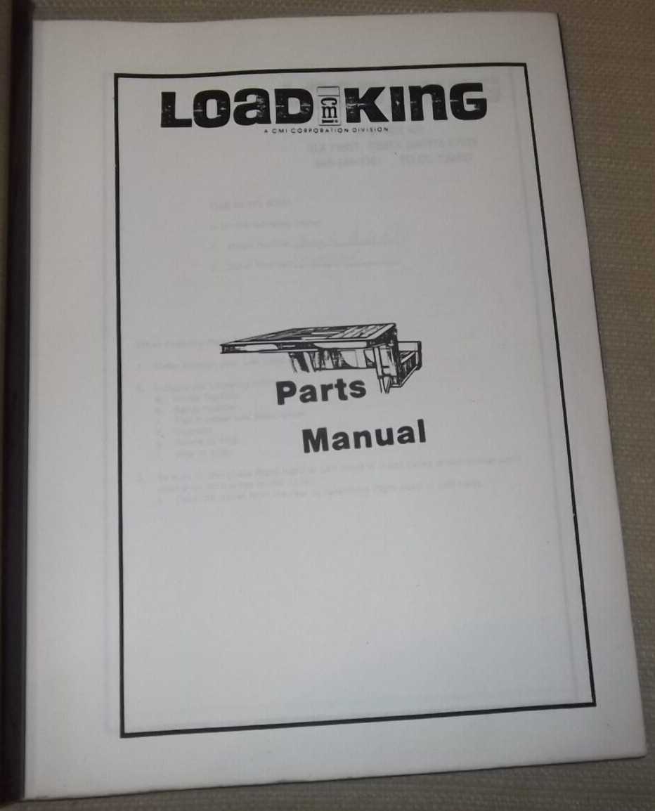 trail king lowboy parts diagram