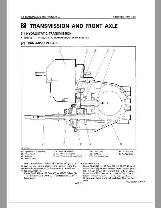 transmission kubota parts diagram