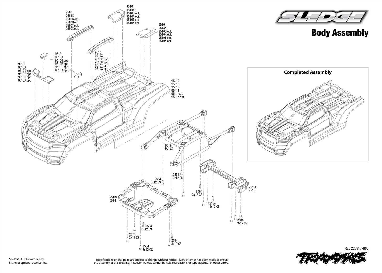 traxxas rally parts diagram