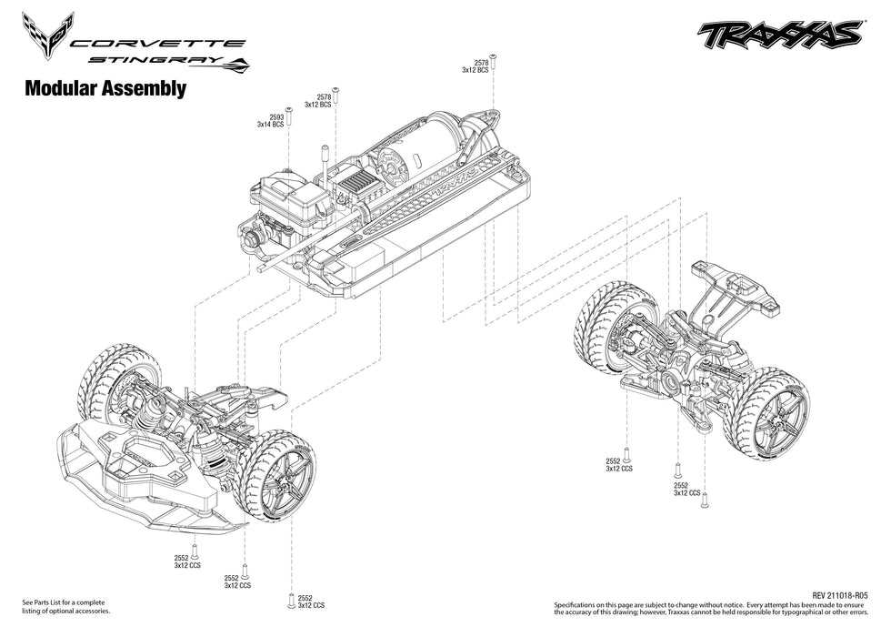 traxxas rally parts diagram