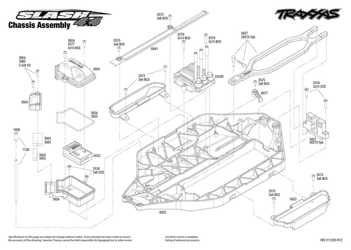 traxxas slash rear parts diagram