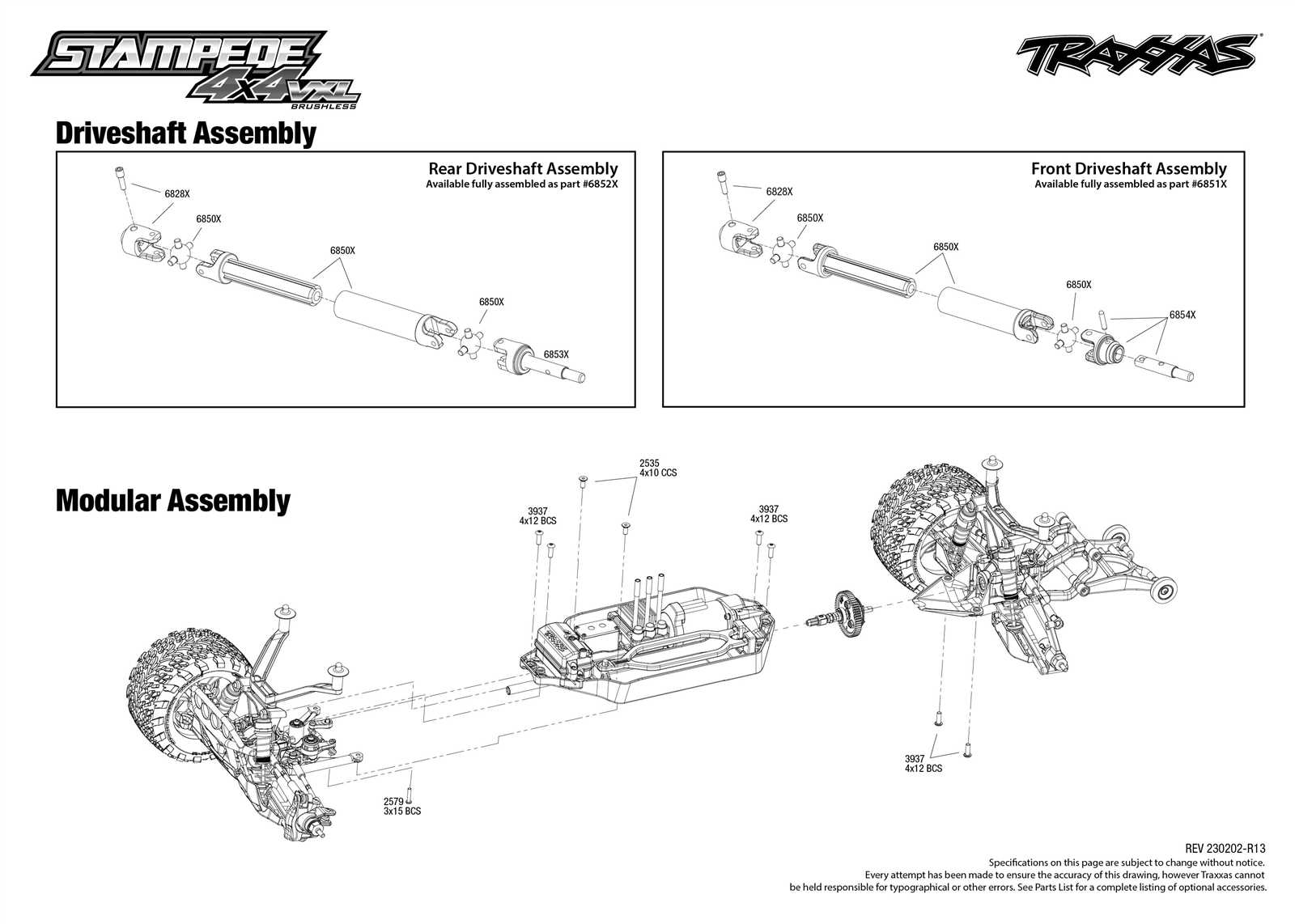 traxxas stampede parts diagram pdf