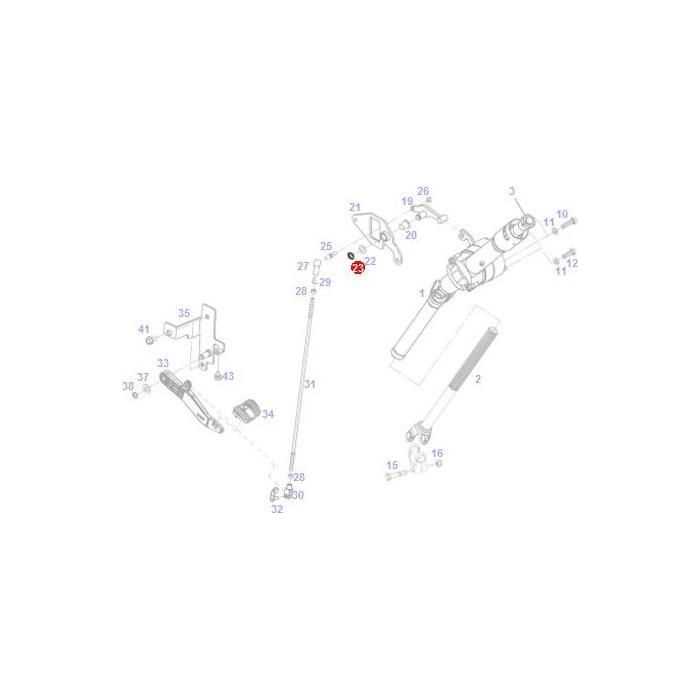 massey ferguson gc2300 steering parts diagram