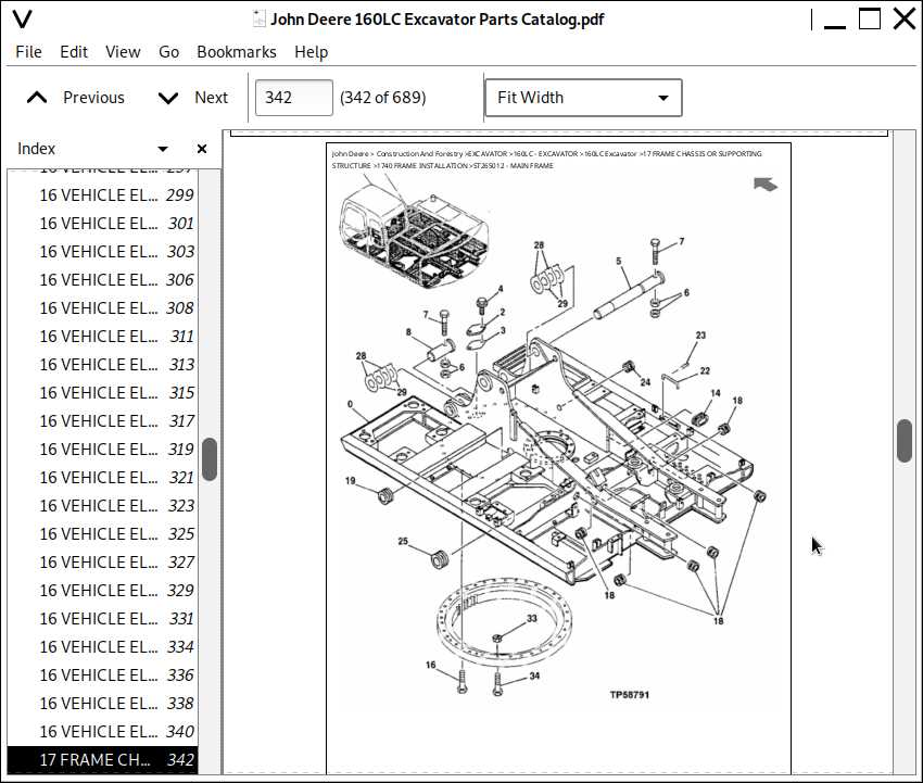 john deere 160 parts diagram