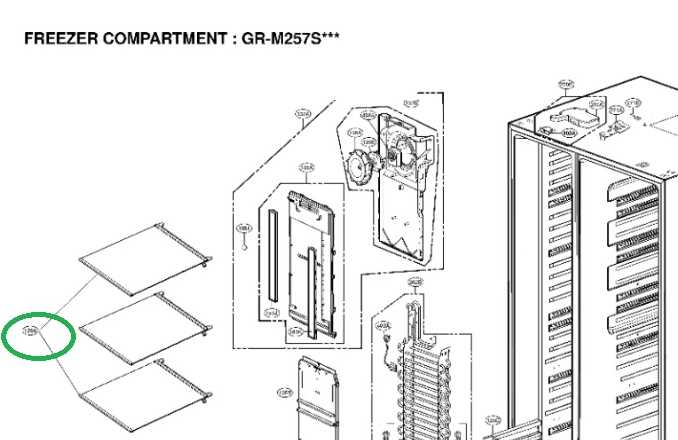 lg fridge freezer parts diagram