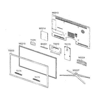 tv parts diagram
