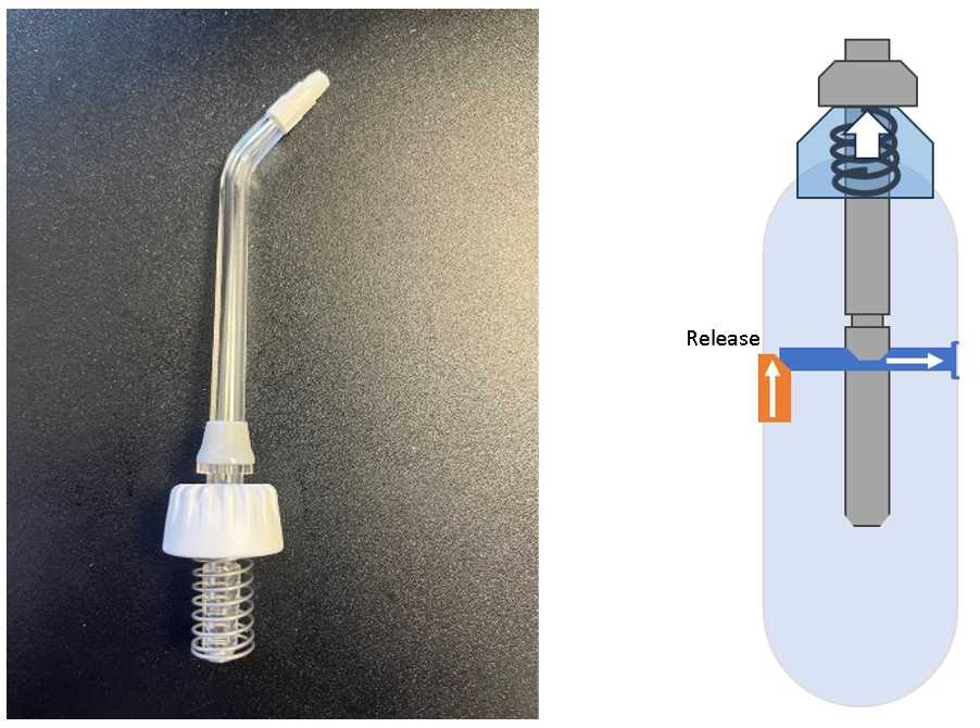 waterpik water flosser parts diagram