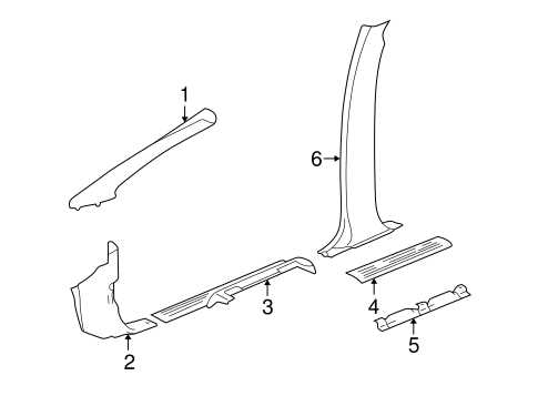 2004 chevy avalanche parts diagram