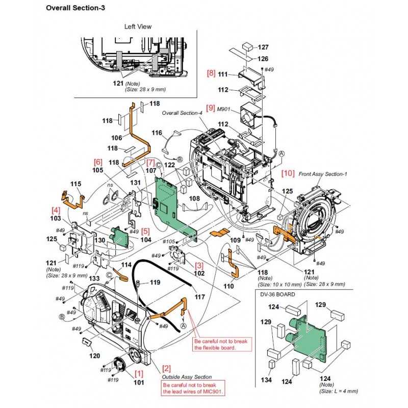 sony a7iii parts diagram