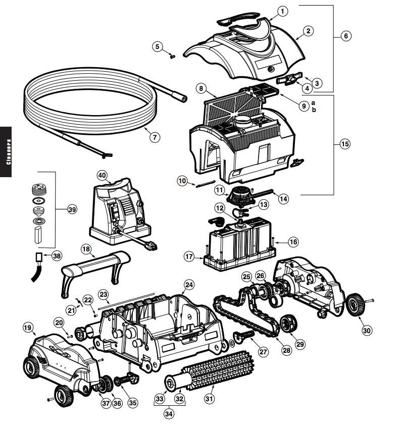 polaris p825 parts diagram