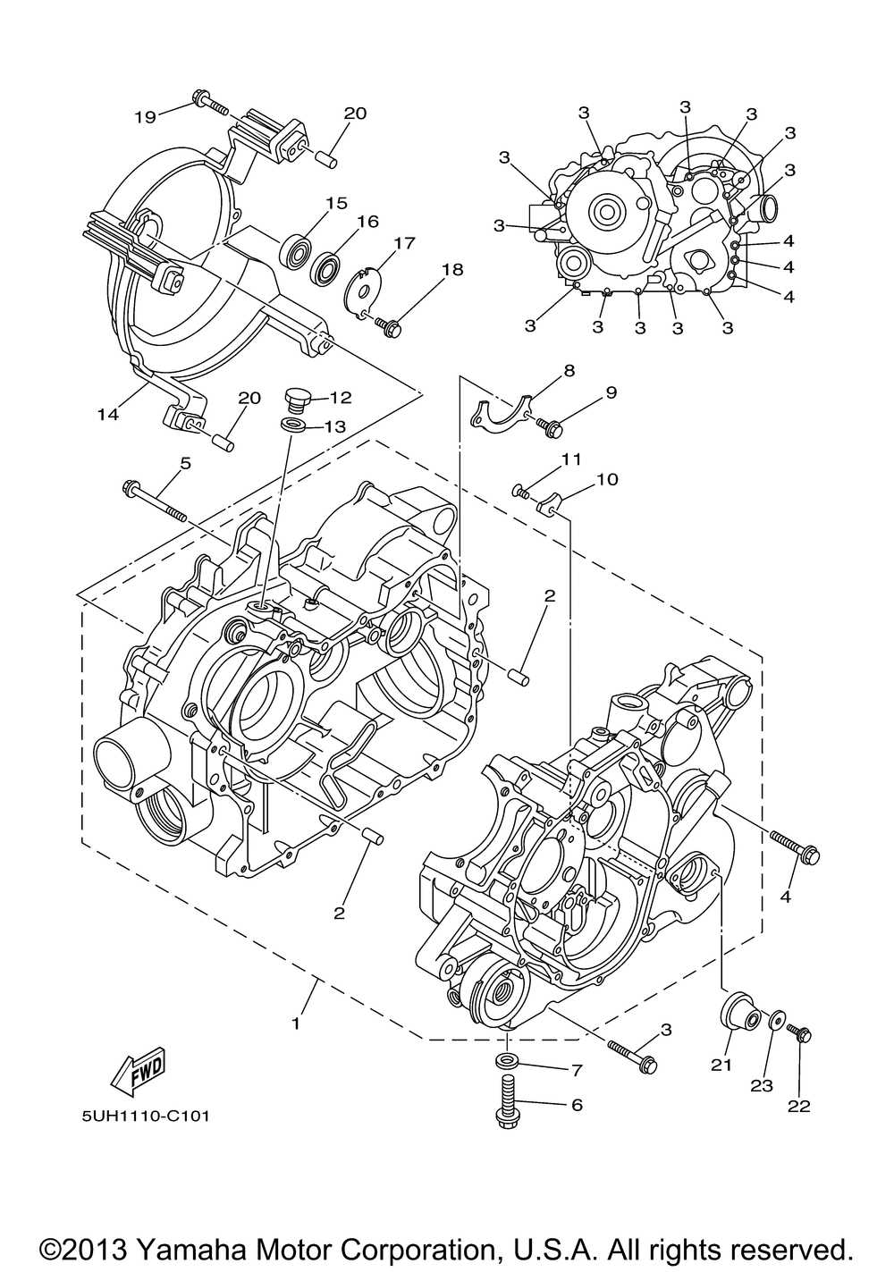 2005 yamaha bruin 350 parts diagram