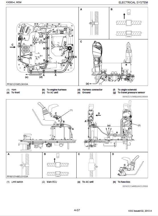 kubota kx080 4 parts diagram