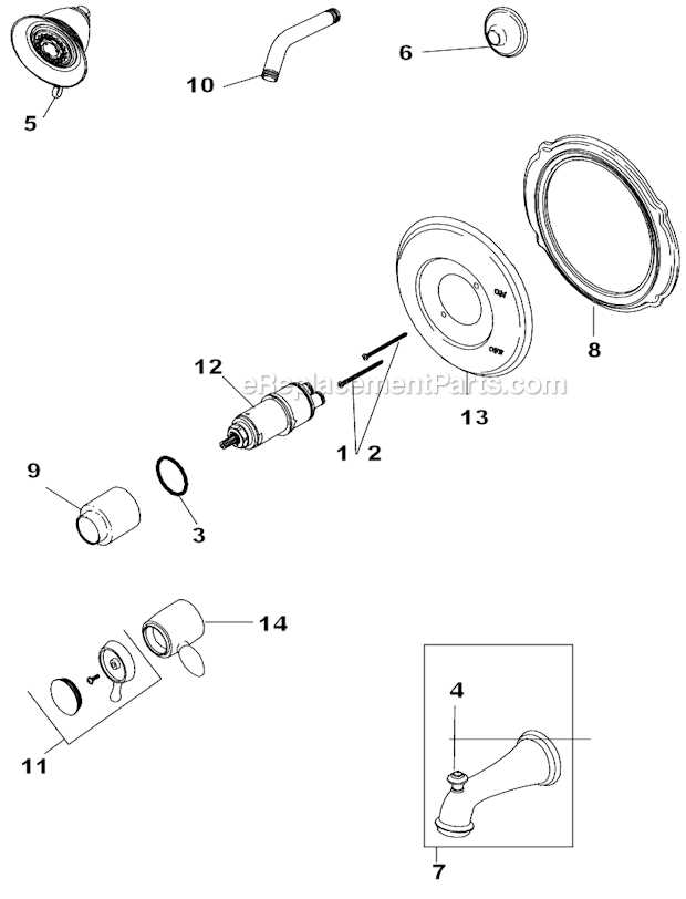 delta monitor 1700 series parts diagram