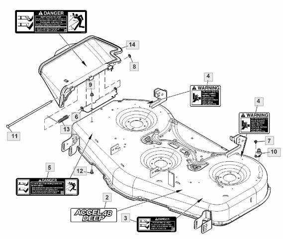 john deere z355r parts diagram