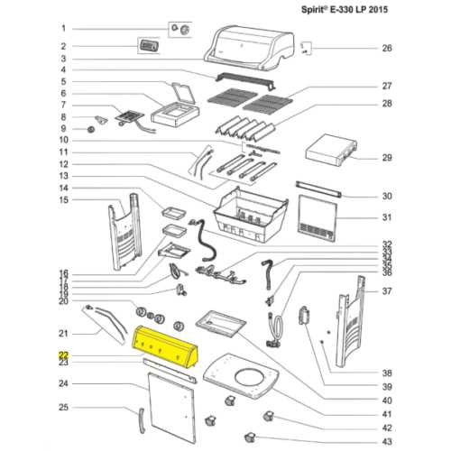 weber genesis 310 parts diagram
