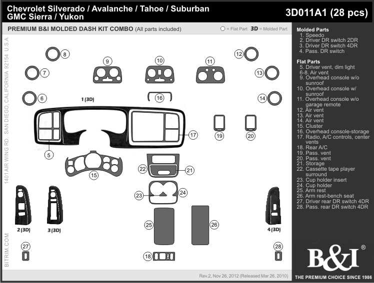 2002 gmc sierra parts diagram