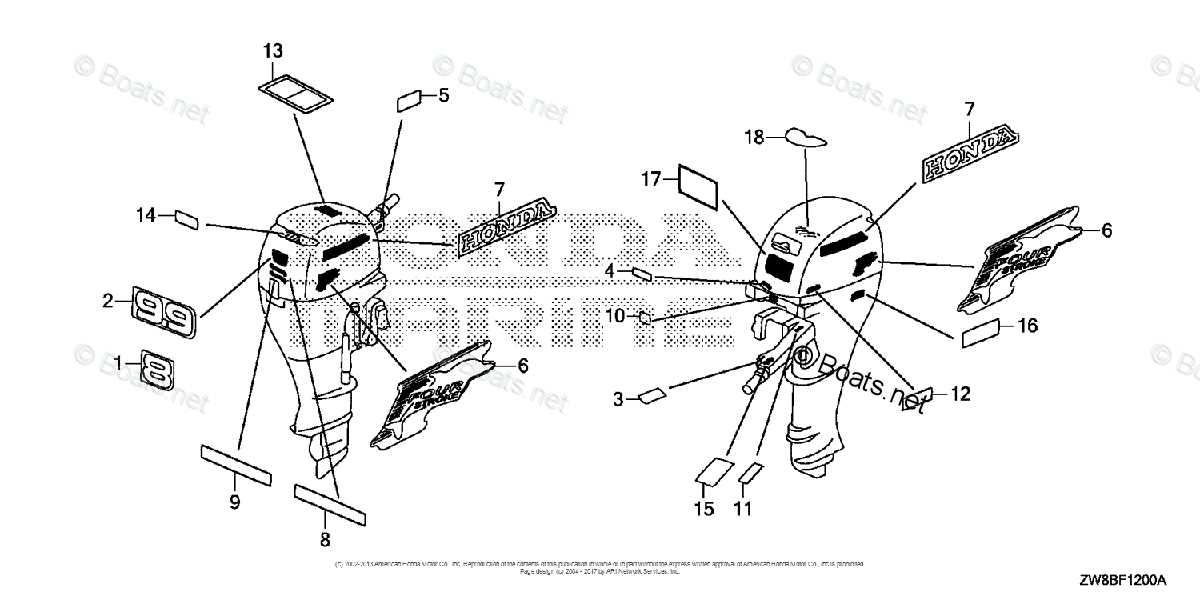 honda 2 hp outboard parts diagram