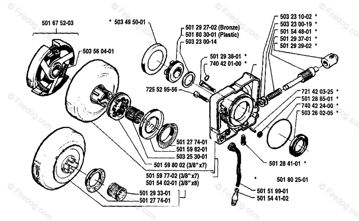 husqvarna 288 parts diagram