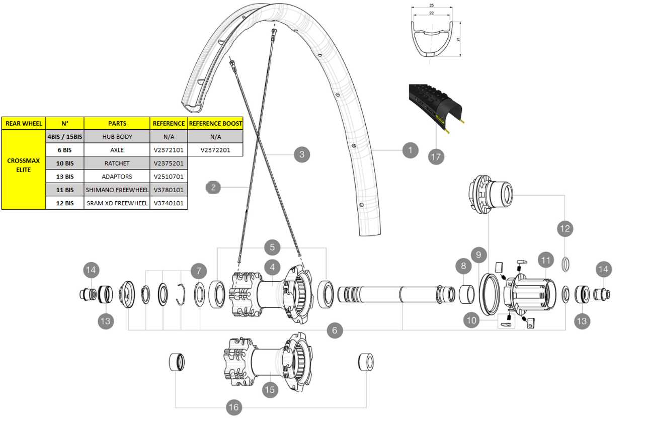 freewheel parts diagram