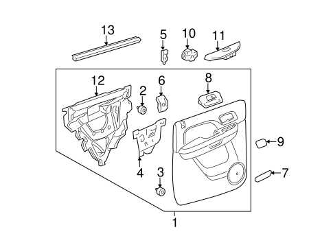 2008 gmc sierra parts diagram