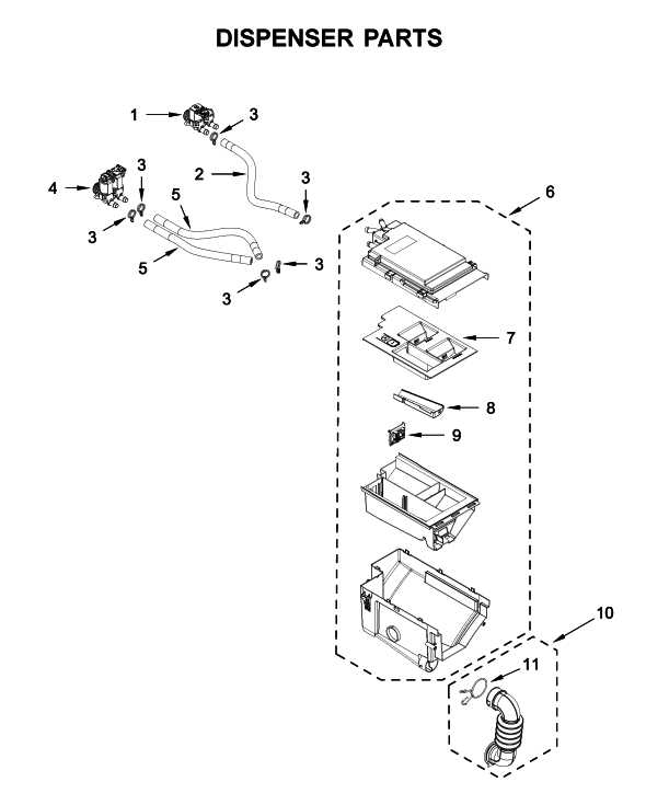 amana nfw7200tw parts diagram