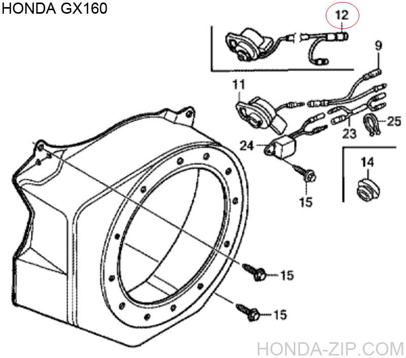 honda gx200 parts diagram