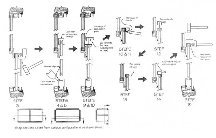 horizontal sliding window parts diagram