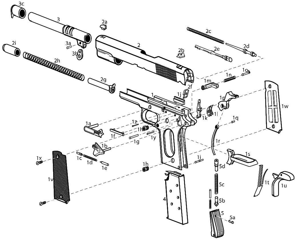 1911 series 70 parts diagram