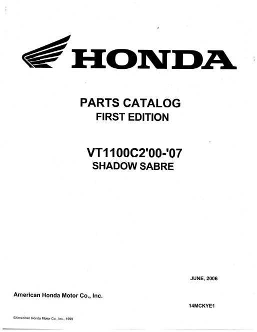 honda shadow parts diagram