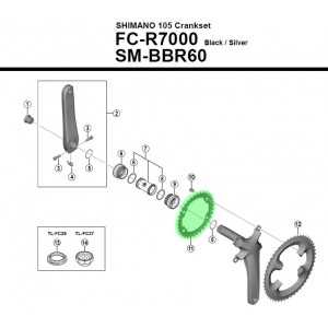 shimano 105 parts diagram