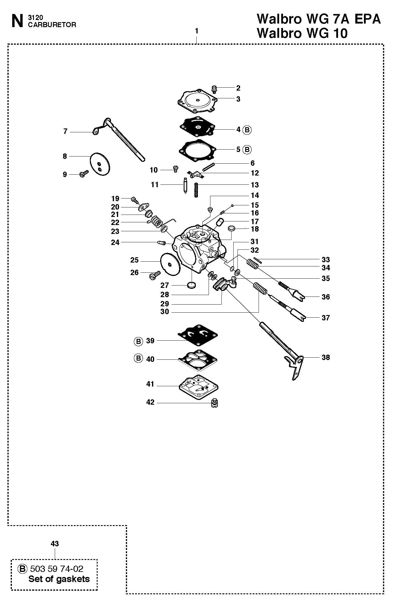 husqvarna 3120xp parts diagram