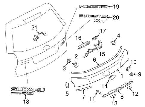 2016 subaru forester parts diagram