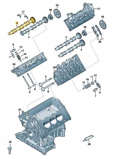 audi engine parts diagram