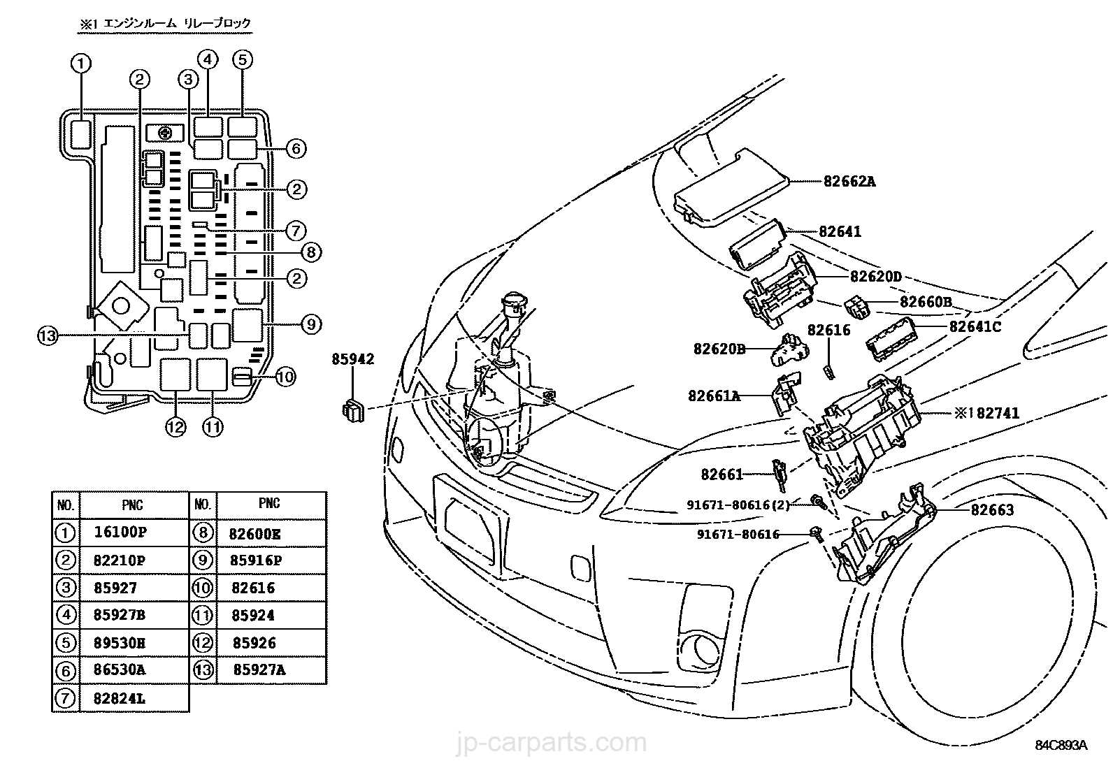 2012 toyota prius parts diagram