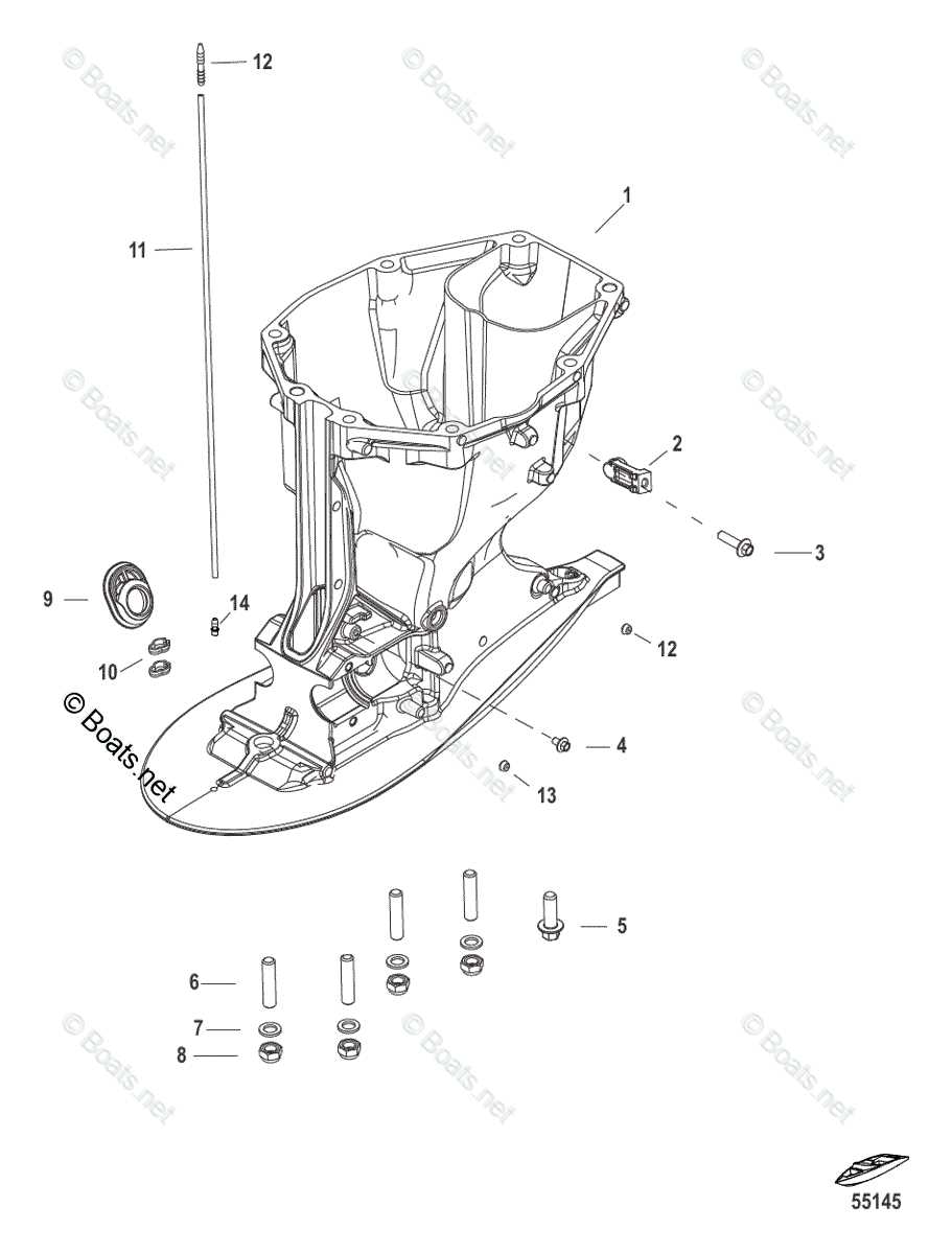 outboard engine parts diagram