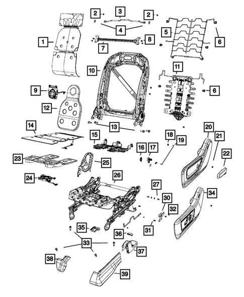 dodge ram interior parts diagram