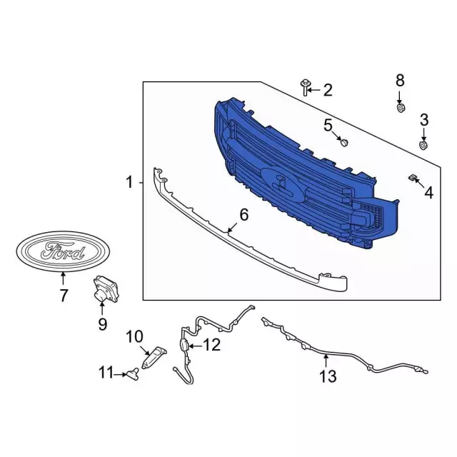 ford oem parts diagram