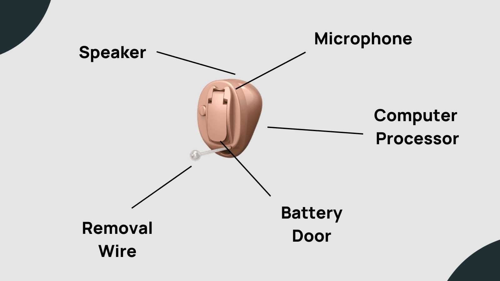 phonak hearing aid parts diagram