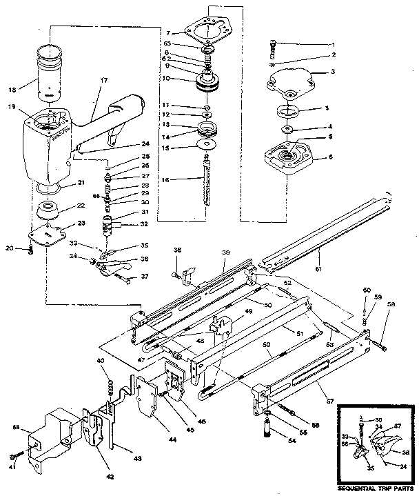 bostitch t31 parts diagram