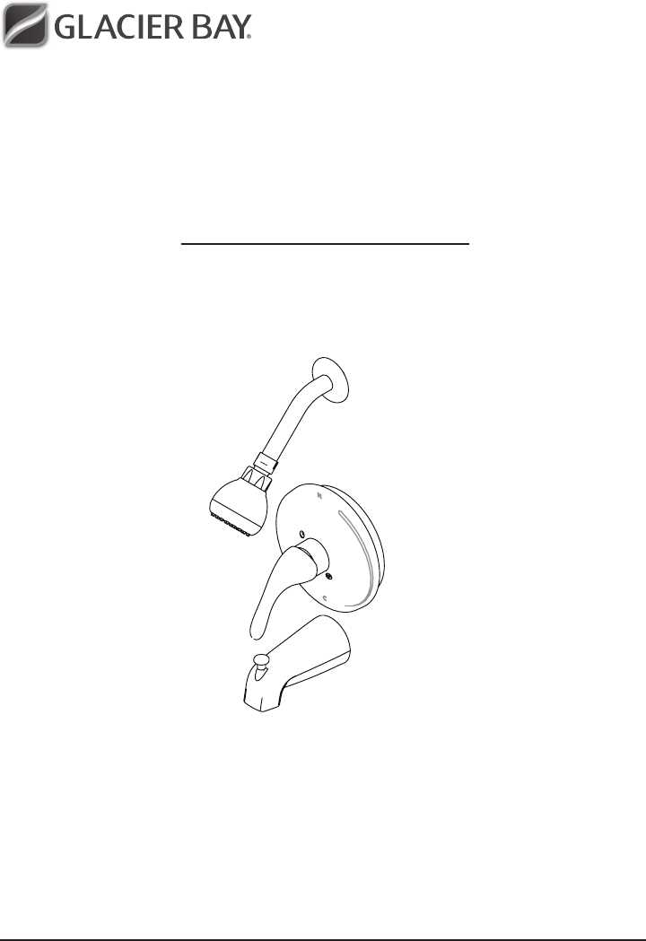 glacier bay shower parts diagram