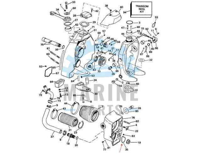 volvo sterndrive parts diagram