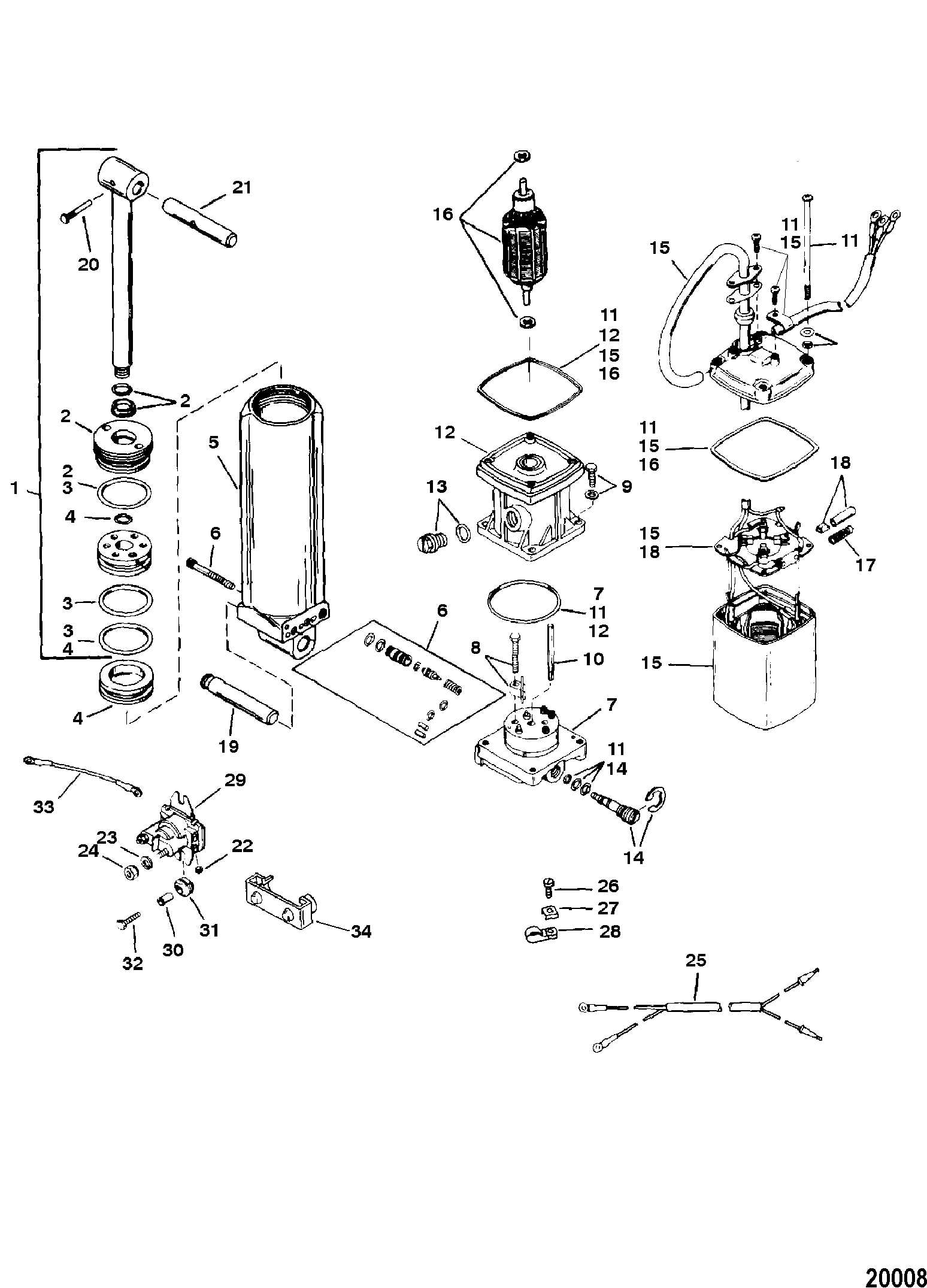 mercury 90 hp parts diagram