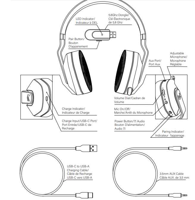 headphones parts diagram