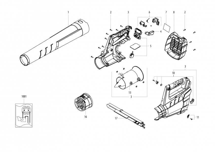 milwaukee m18 grease gun parts diagram