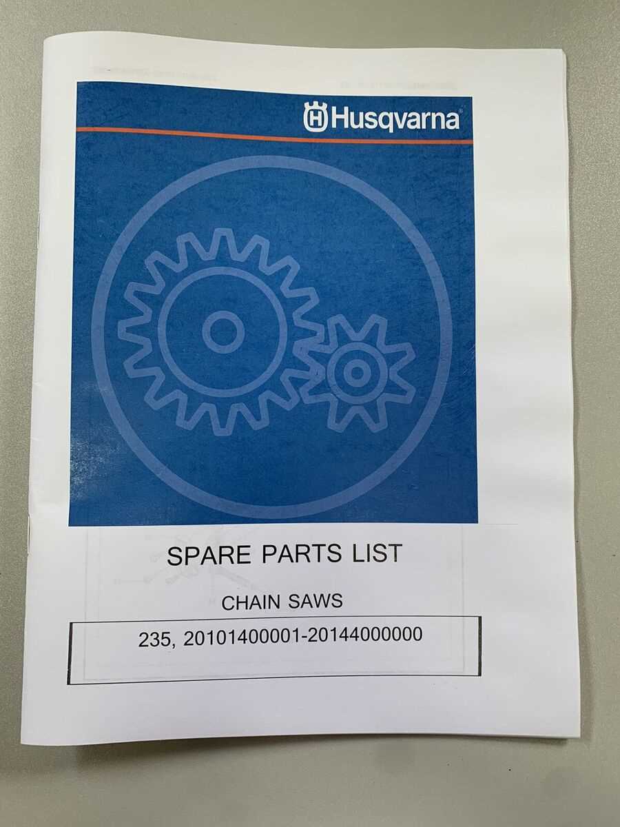 husqvarna 235 parts diagram