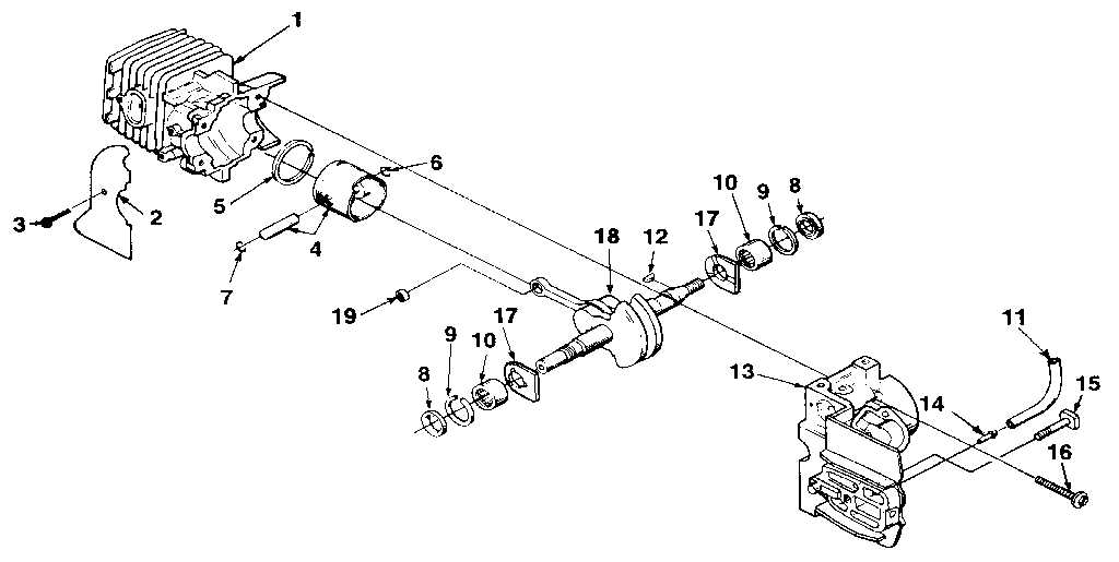 homelite xl chainsaw parts diagram