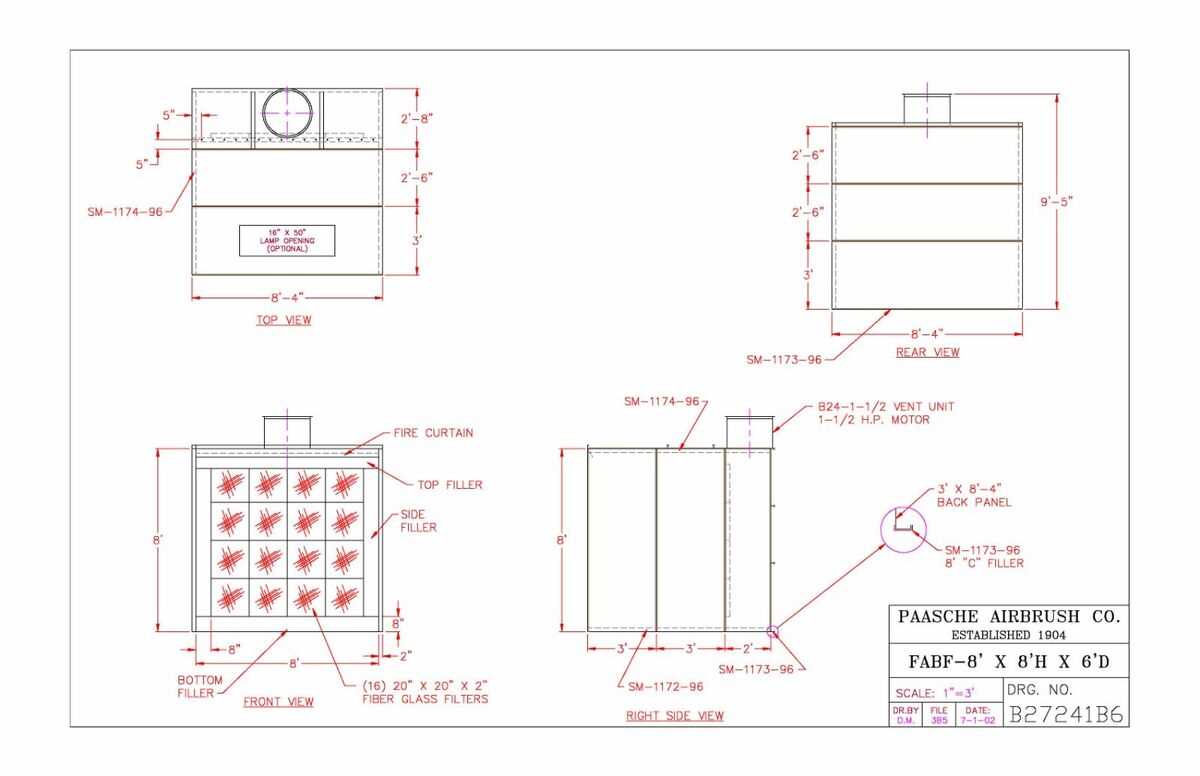 paasche talon parts diagram