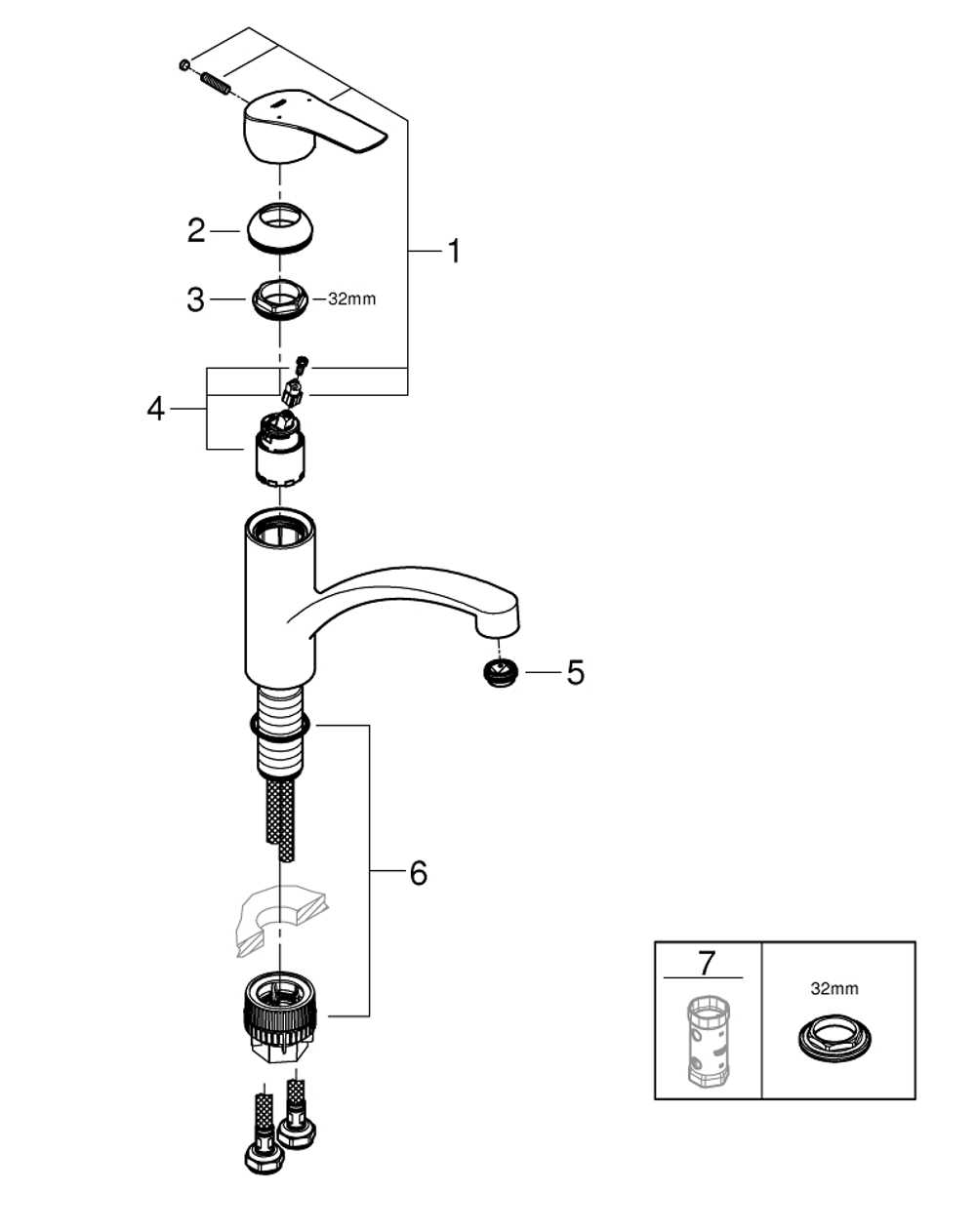 moen monticello faucet parts diagram